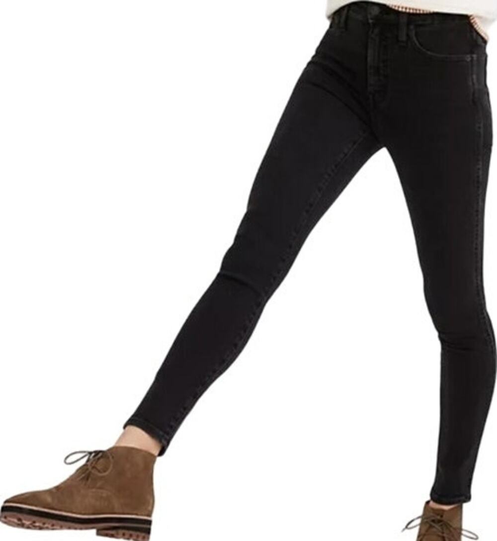 Madewell 10" High-Rise Skinny Jeans Stretch Ankle Length Starky Wash 27P
